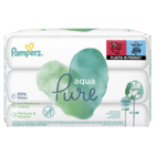 Pampers Aqua Pure Baby Wipes, 3 pachete, 144 buc.