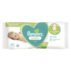 Pampers Sensitive, servetele umede, 0% plastic, 1 pachet, 52 buc.