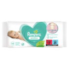 Pampers Sensitive, servetele umede, 1 pachet de 52 servetele, 52 buc.