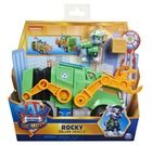 Paw Patrol, Rocky, vehicul cu figurina deluxe
