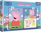 Trefl, Purcelusa Peppa, Baby Maxi, puzzle, 2-10 piese