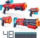 Zuru, X-Shot, Excel, Ultimate Shootout Pack, 4 blastere si 48 proiectile, set de joaca