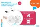 BabyOno, set protectie priza cu adeziv si capac rotativ, 6 buc.