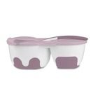 BabyOno, castron compartimentat cu lingurita, mov