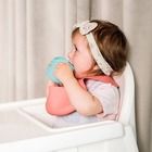BabyOno, Flow, cana ergonomica pentru copii, 120 ml, celadon