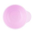 Chicco, bol din silicon cu ventuza, roz, 6m+