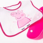Cool Club, Baveta cu buzunar pentru fete, roz, imprimeu Peppa Pig