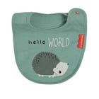 Cool Club, Baveta pentru bebelusi, ecru, verde, imprimeu Fisher-Price, set 3 buc.