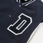 Cool Club, Bluza cu capse pentru baieti, alb-bleumarin, imprimeu Major league team