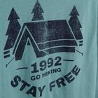 Cool Club, Bluza cu maneca lunga pentru baieti, turcoaz, imprimeu Stay free