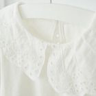 Cool Club, Bluza cu maneca lunga pentru fete, ecru, broderie englezeasca