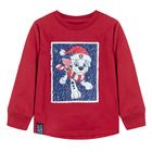 Cool Club, Bluza subtire pentru baieti, rosu, paiete duble, imprimeu Paw Patrol