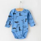 Cool Club, Body cu maneca lunga pentru baieti, mix de culori, imprimeu dinozauri, set 5 buc.