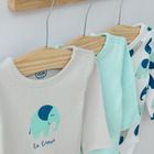 Cool Club, Body cu maneca lunga pentru baieti, mix, imprimeu Be brave, set 3 buc.