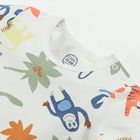 Cool Club, Body cu maneca scurta pentru baieti, ecru