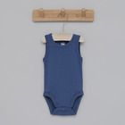 Cool Club, Body fara maneci pentru baieti, bumbac organic, mix de culori, set 3 buc.