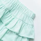 Cool Club, Fusta pentru fete, verde-menta, volanase
