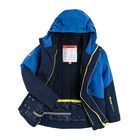Cool Club, Geaca de ski cu gluga pentru baieti, culoare bleumarin si albastru, umplutura PrimaLoft