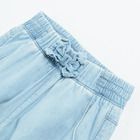 Cool Club, Pantaloni din material textil pentru fete, albastru, cu fundita