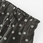 Cool Club, Pantaloni din material textil pentru fete, negru-grafit, cu buline