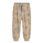 Cool Club, Pantaloni trening pentru baieti, bej, imprimeu Jurassic World