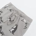 Cool Club, Pantaloni trening pentru baieti, gri, imprimeu pinguini