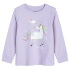 Cool Club, Pijama pentru fete, mov deschis, imprimeu unicorn