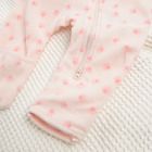 Cool Club, Pijama tip salopeta pentru fete, polar, roz deschis
