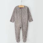 Cool Club, Pijama tip salopeta pentru fete, roz, gri, imprimeu iepuras, floricele, set 2 buc.