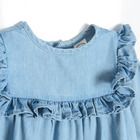 Cool Club, Rochie cu maneca lunga si volanase pentru fete, denim