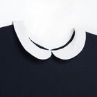 Cool Club, Rochie cu maneca scurta pentru fete, bleumarin, cu guler
