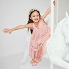 Cool Club, Rochie cu maneca scurta pentru fete, roz