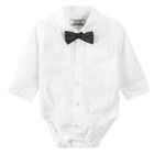 Cool Club, Set pentru baieti, body-camasa cu maneca lunga, vesta, pantaloni din material textil, papion, mix