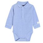 Cool Club, Set pentru baieti, body cu maneca lunga, pantaloni trening, albastru, bleumarin