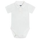 Cool Club, Set pentru baieti, Body cu maneca scurta, Pantaloni scurti, alb-albastru