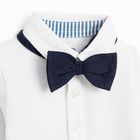Cool Club, Set pentru baieti, Camasa tip body cu maneca lunga si papion