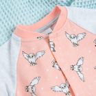 Cool Club, Set pentru fete, pijama tip salopeta, baveta, gri-roz, imprimeu Harry Potter