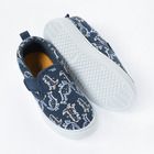 Cool Club, Tenisi tip slip on pentru baieti, bleumarin, imprimeu dinozauri
