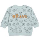Cool Club, Trening pentru baieti, bumbac organic, verde-menta, imprimeu Brave