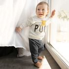 Cool Club, Trening pentru baieti, ecru-granit, imprimeu Winnie the Pooh