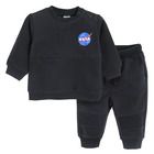 Cool Club, Trening pentru baieti, negru, imprimeu NASA