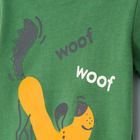 Cool Club, Tricou pentru baieti, verde, imprimeu catel