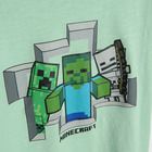 Cool Club, Tricou pentru baieti, verde, imprimeu Minecraft