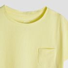 Cool Club, Tricou pentru fete, galben, cu buzunar