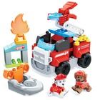 Mega Bloks, Paw Patrol, Marshall, masina si figurina, set de constructie, 34 piese