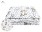MimiNu, Safari Natural, set lenjerie de pat single, 90-120 cm
