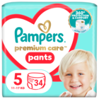 Pampers Premium Care Pants, scutece-chilotel marimea 5, 12-17 kg, 34 buc.