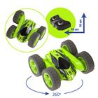 Smiki, Stunt Car, masinuta de cascadorii, vehicul cu telecomanda, verde-negru
