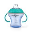 BabyOno, canita anti-varsare, albastru, 180 ml