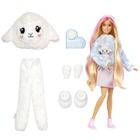 Barbie, Cutie Reveal, papusa oaie si accesorii